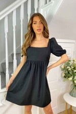 Urban Bliss Black Smock Dress