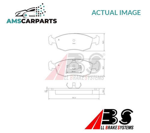 Brake pads set braking pad - brake,