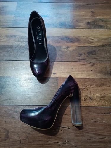 New office mauve black - mauve,