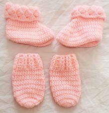 Handmade Crochet Baby Booties