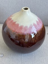 Debenhams reactive glaze vase - reactive,