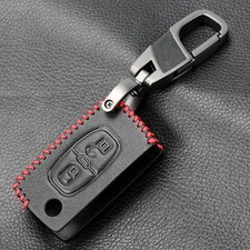 Leather Car Key Case Cover For