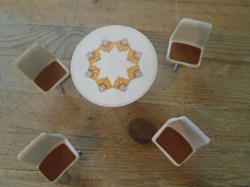 Vintage triang table and - triang,