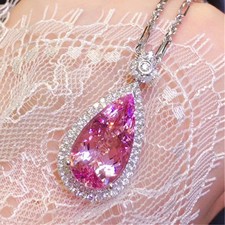 5.70Ct Pear Cut Natural Pink