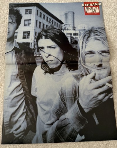 Nirvana large kerrang poster - nirvana,