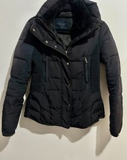 Zara dark navy black padded