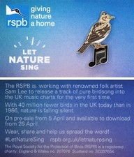 RSPB Pin Badge Special GNaH