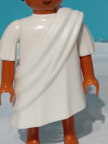 Playmobil white tunic toga - white,
