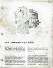 Cummins 504 series diesel - series,