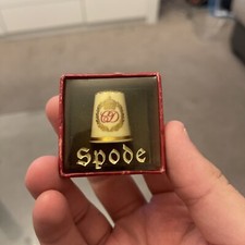 SPODE FINE BONE CHINA ROYAL WEDDING 1981 CHARLES DIANA THIMBLE COLLECTABLE