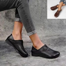 Ladies Wide Fit Shoes Slip On