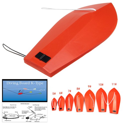 Diving trolling board - board, for