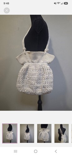 Lina lavender lined - lined, crochet
