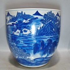 Blue and White Landscape