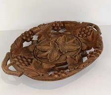 Hand Carved Wooden Tray