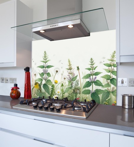 Printed glass kitchen - printed,