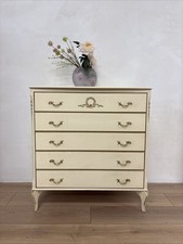 French Style 5 Draw Antique
