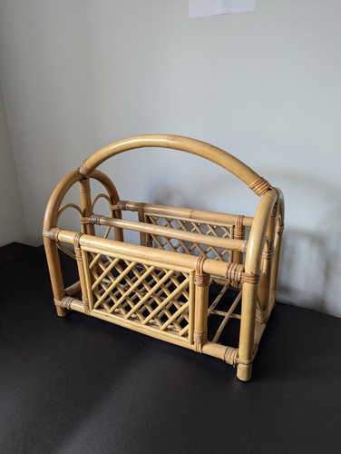 Vintage bent wood rattan - wood,