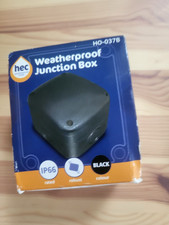 HEC HO-037B Weatherproof Junction Box – IP66 Rated – Black – New