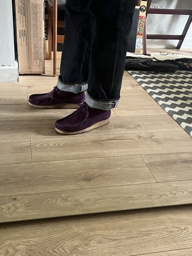 Clarks wallabees uk9 eu43 deep - uk9,