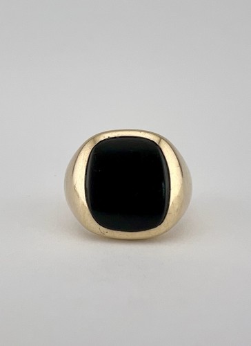 Vintage 10k yellow gold black - vintage,