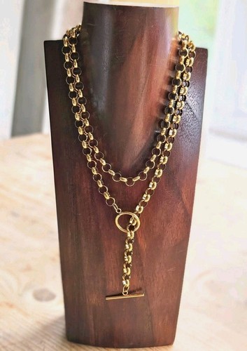 Gold lariat drop - lariat, y-drop