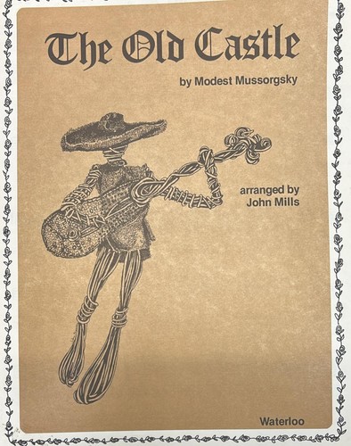 Mussorgsky old castle guitar - old,