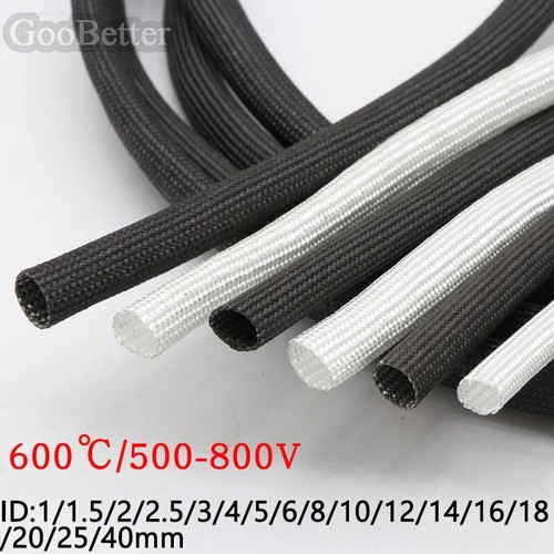 Braided fiberglass sleeve - fiberglass, id