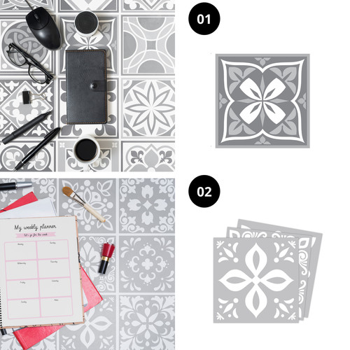 Tile transfers stickers - tile,