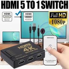 HDMI Switch 4K 5 Port Splitter