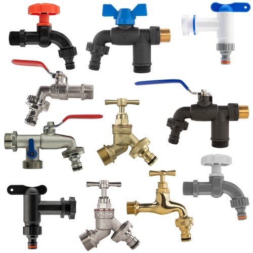Outdoor garden taps brass - taps,