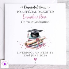 Personalised Graduation Card