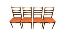 Set of Four Ladder Back Dining