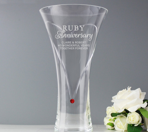 Personalised ruby 40th - personalised,