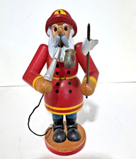 EM Merck Collection Fireman Smoker Incense Burner Old World Christmas Vintage