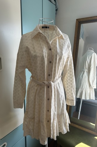 Zara white broderie - zara,