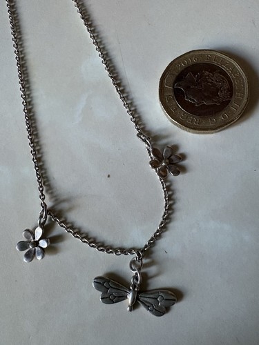 Pretty silver butterfly and - pretty,