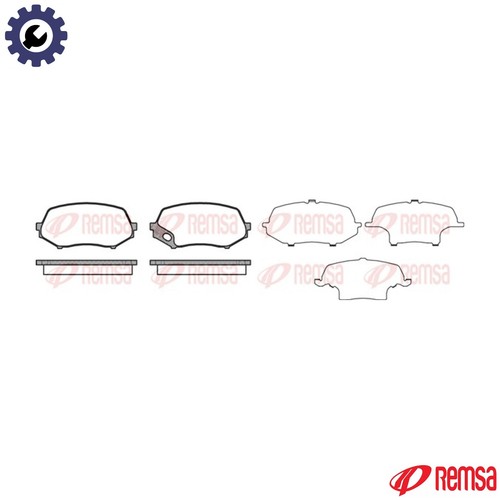 Brake pad set disc - brake,