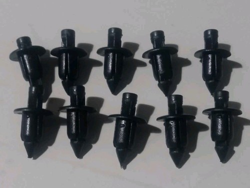 10x 6mm push pin plastic - push,