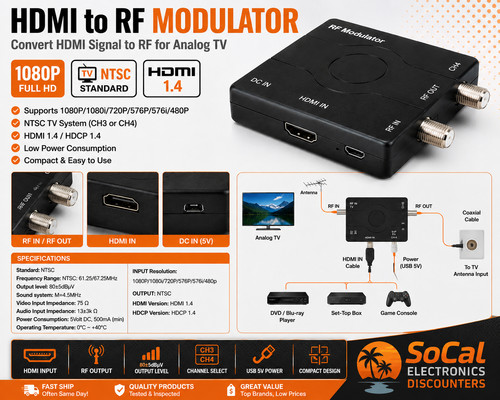 Hdmi modulator ntsc - to,