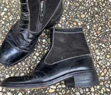 Vintage 1970’s Black Leather