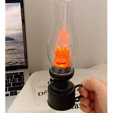 Studio ghibli Howl's Moving Castle Calcifer Night Light Desktop Lamp Figure NEW