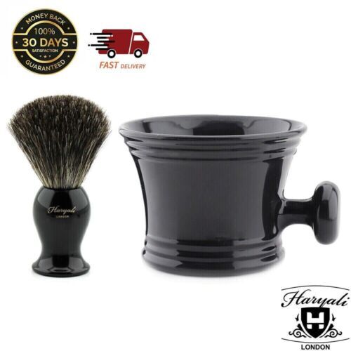 Men shaving set black 2 - men's,