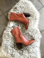 Zara russet orange leather - zara,