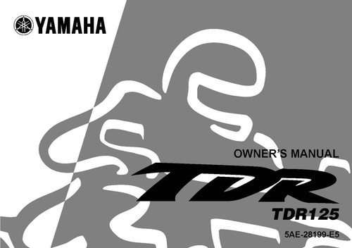 Yamaha owners manual book 2002 - book,