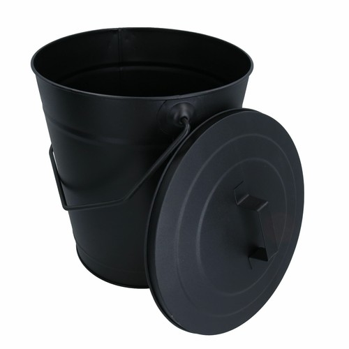 Coal bucket lid black metal - lid,