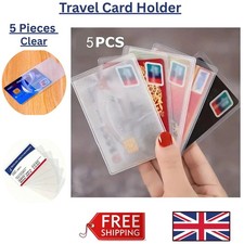 Travel Card Holder Oyster Bus Pass Rail Wallet Cover Case ID Credit Cash