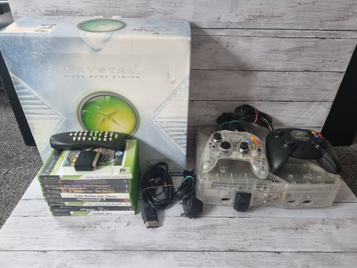 Microsoft xbox crystal console - xbox,