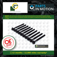 Cylinder Head Bolts fits PEUGEOT 307 3E, 3H 1.4 03 to 07 KFU(ET3J4) Set Kit BGA