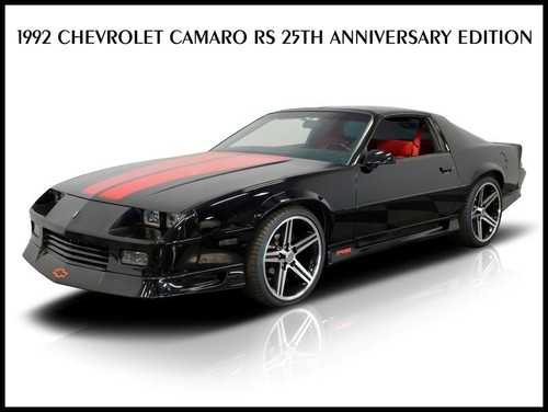1992 chevrolet camaro 25th - chevrolet,